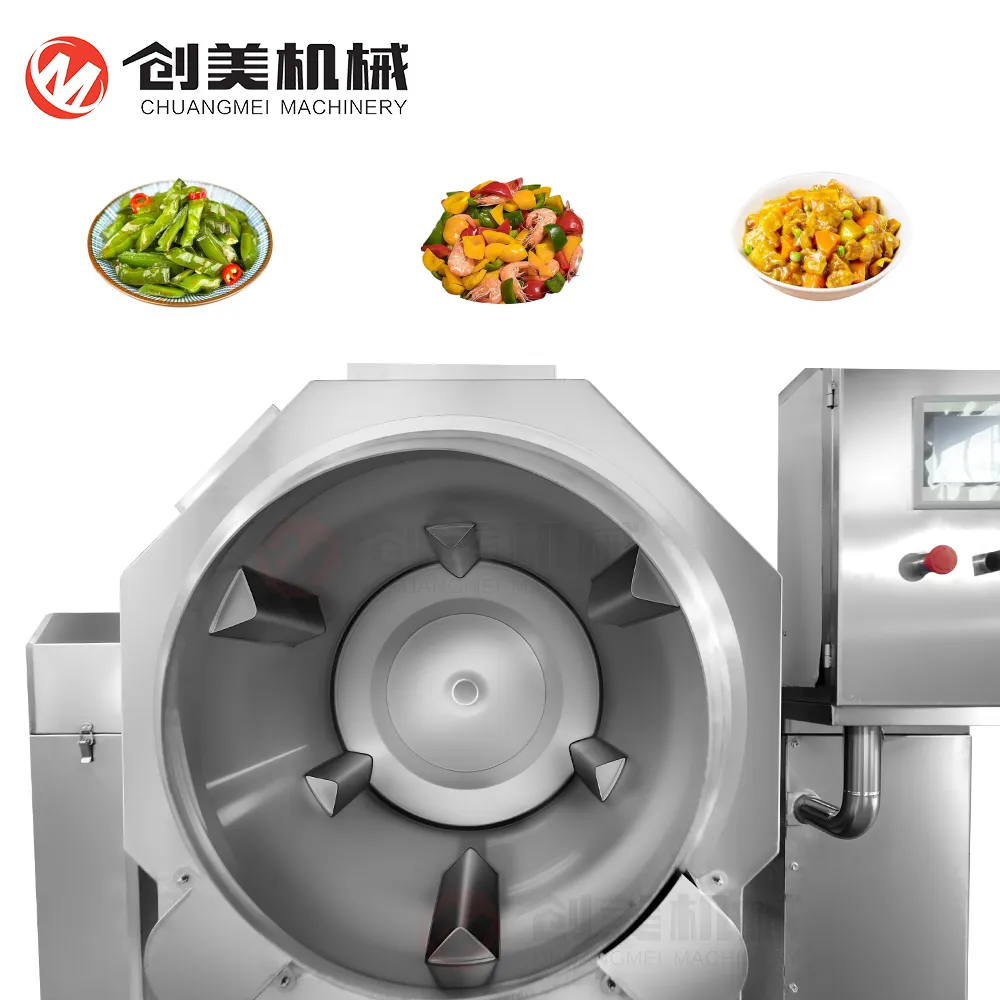 Intelligent Cooker Electric Heating Drum Fryer - Wok - foodmachtech